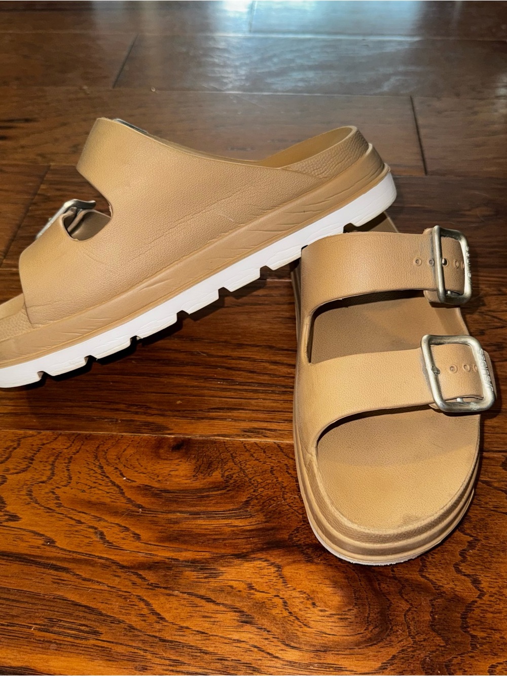 J/Slides Double Buckle Sandals